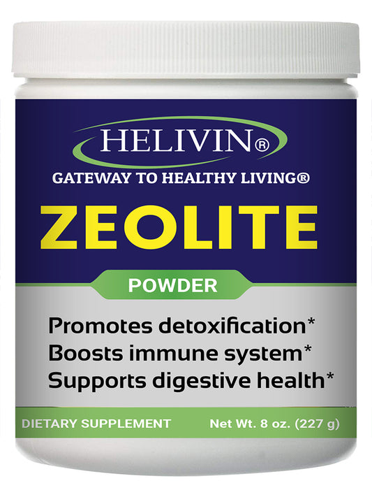 Helivin Zeolite for Detoxification - Powder - No Additives