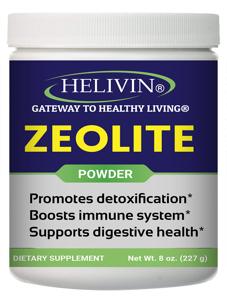 Helivin Zeolite for Detoxification - Powder - No Additives