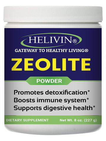 Helivin Zeolite for Detoxification - Powder - No Additives